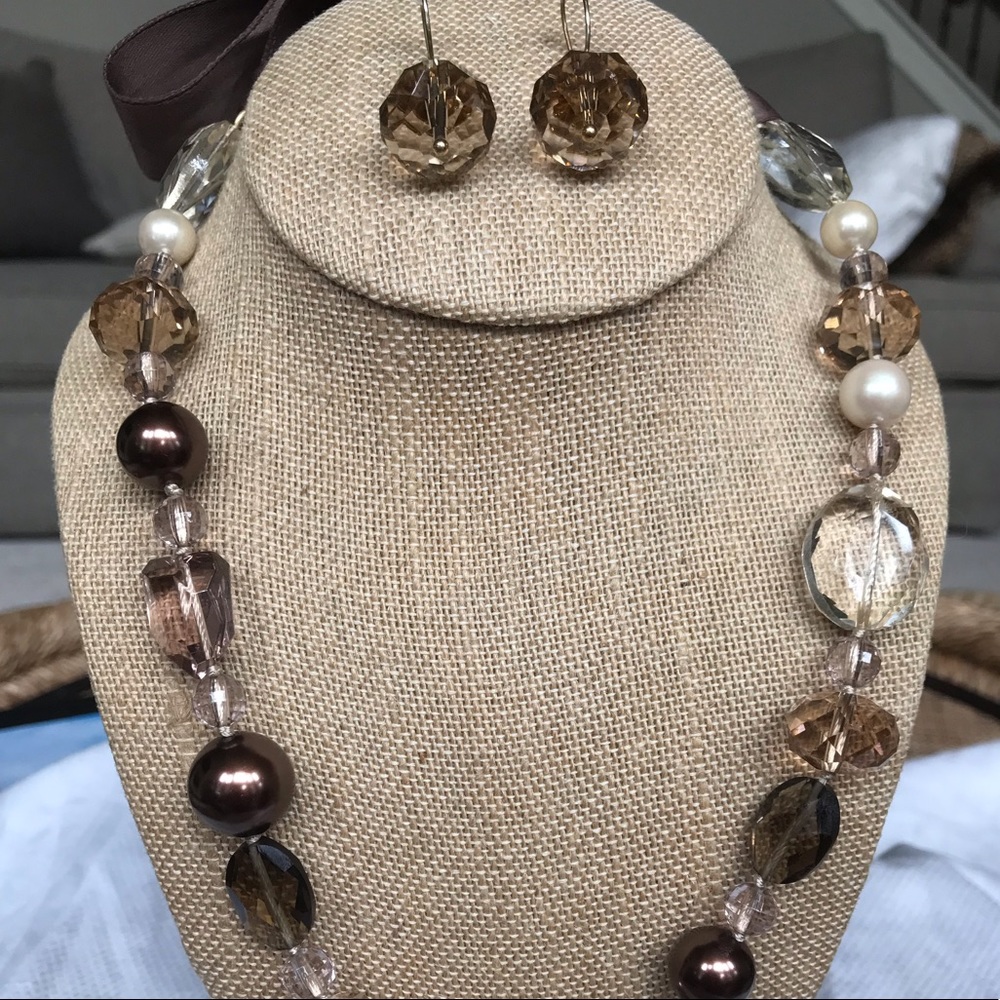 Stella & Dot Chloe Necklace and Earrings